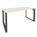Стол рабочий на О-образном м/к Onix O.MO-SP-4.7 1580x720x750 (Тиквуд Темный/Белый Металл)