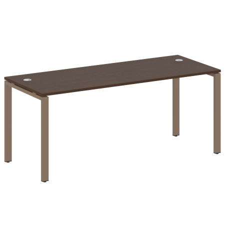 Стол письменный Metal System Style БП.СП-5 1800x720x750 (Венге Цаво/Мокко металл)