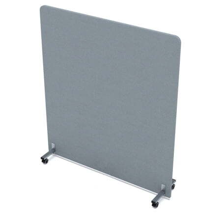 Акустическая мобильная перегородка SOFTOffice 011.МП.1316 1400x377x1600 (New grey)