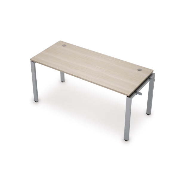 6МБН.6177 Линейная бенч-система, начальный модуль (1000x700x750) (Шамони светлый/Алюминий матовый)