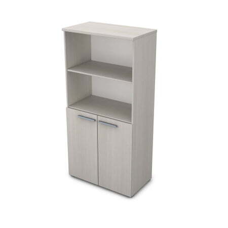 9Ш.004.4 Шкаф с открытой полкой (800x450x1645) (Ivory)