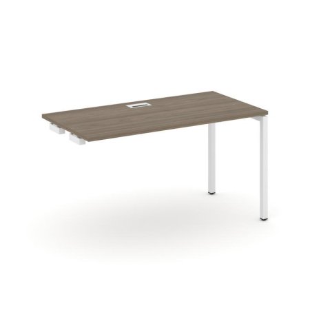 Стол-приставка к опорным элементам SN-4P.OPRS-004 (1580х600х750) (Вяз Благородный/Металл Белый)