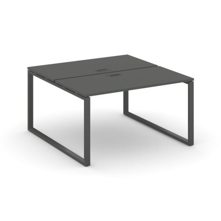 Рабочая станция 2-х сторонняя SN-6O.DRS-022 (1180х1632х750) (Антрацит/Металл Антрацит)