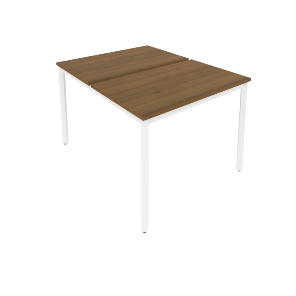 Рабочая станция на металлокаркасе Slim С.СП-3.2 980x1235x750 (Орех/Белый металл)