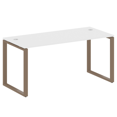 Стол письменный Metal System Style БО.СП-4 1600x720x750 (Белый/Мокко металл)
