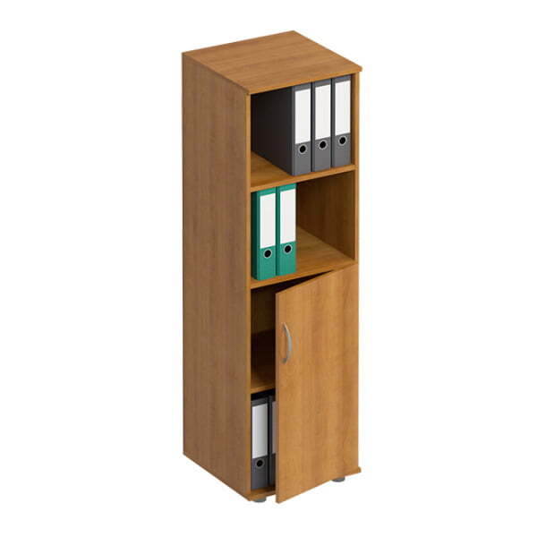 Шкаф для документов узкий полузакрытый Формула ФР 367 410x450x1480 (Вяз светлый)