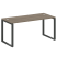 Стол письменный Metal System Style БО.СП-4 1600x720x750 (Дуб Наварра/Серый металл)