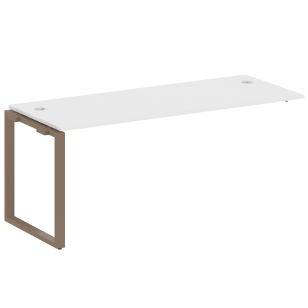 Проходной наборный элемент рабочей станции Metal System Style БО.ПРС-СП-1.5 1800x720x750 (Белый/Мокко металл)