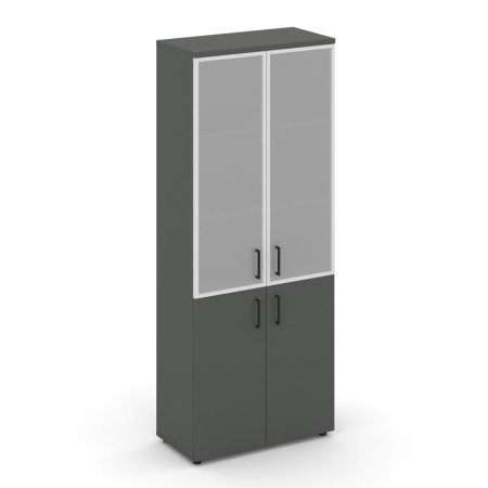 Шкаф высокий широкий SN.STS-103 (796х400х1982) (Антрацит/Сатин)