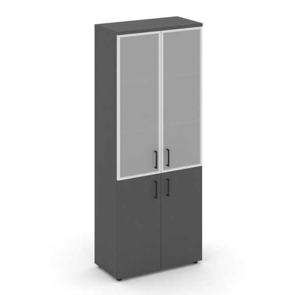 Шкаф высокий широкий SN.STS-103 (796х400х1982) (Антрацит/Сатин)