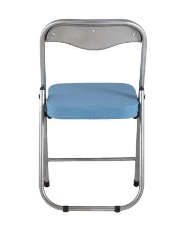Стул складной ДЖОН металлик, голубой (Стул складной Джон голубой)