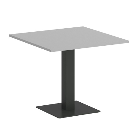 Стол квадратный VR.SP-5-90.2 900x900x750 (Серый/Антрацит Металл)