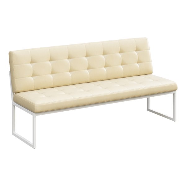 Диван трехместный NLT.D-3 (Oregon 11/Металл Белый)