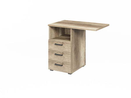 Тумба приставная L-233 820х526х750 (Дуб Каньон)