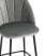 Стул полубарный Логан велюр серый (Стул полубарный Логан серый)
