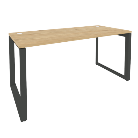 Стол рабочий на О-образном м/к Onix O.MO-SP-4.7 1580x720x750 (Тиквуд Светлый/Черный металл)