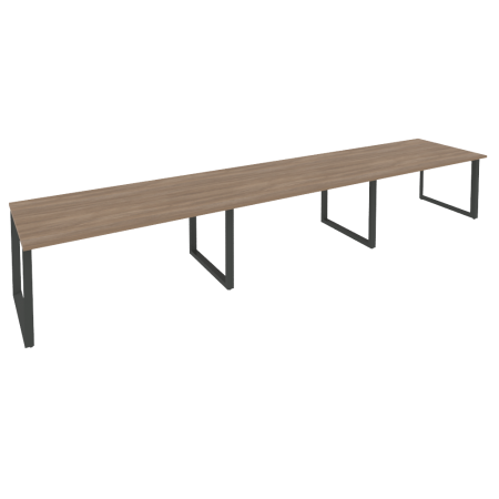 Стол переговорный Onix O.MO-PRG-3.4 4740x980x750 (Дуб Аризона/Черный металл)