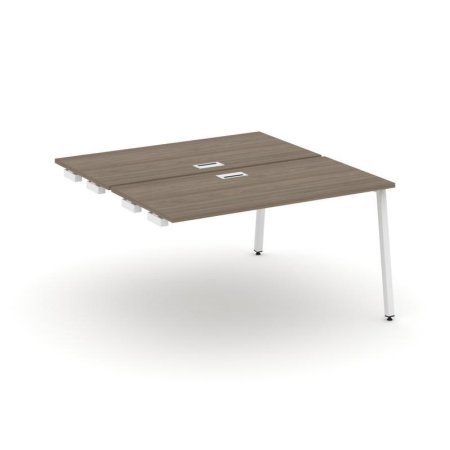 Стол-приставка к опорным элементам SN-4A.DPRS-014 (1580х1432х750) (Вяз Благородный/Металл Белый)