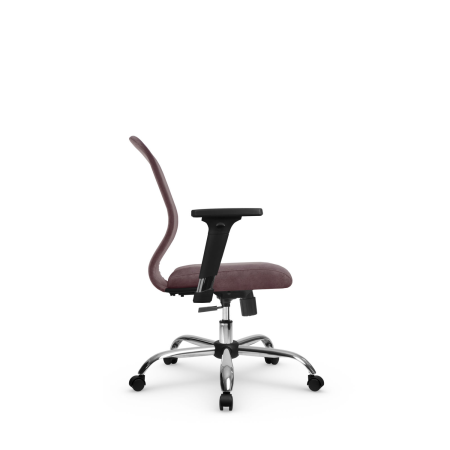 Кресло для руководителя Метта SU-Mr-4(Vivaldi)/подл.200/осн.003 (Темно-розовый)