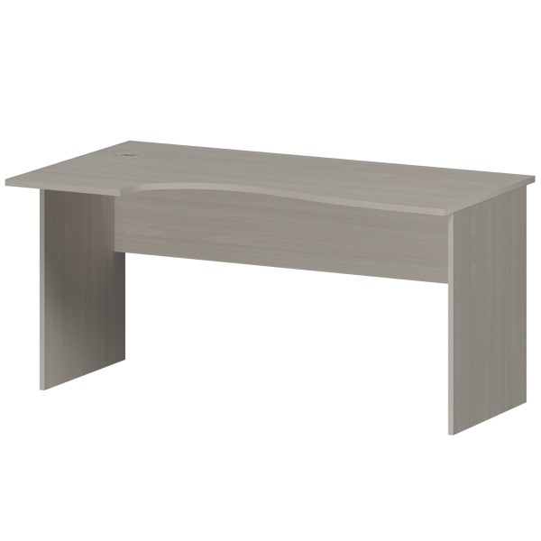 Стол эргономичный левый Арго А-202.ЛВ 1600x900x760 (Ясень шимо)