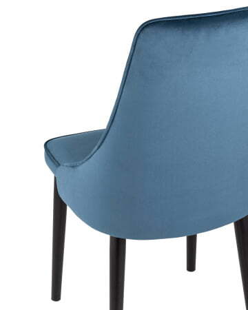 Стул Версаль велюр пыльно-синий (Стул Версаль синий)