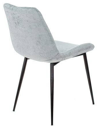 Стул для кухни KF-6 серо-голубой Light 28 металл черный на ножках (KF-6/LT28) (Серо-голубой)