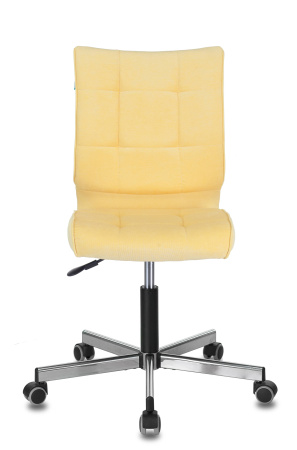 Кресло Бюрократ CH-330M/VELV74 желтый Velvet 74 крестовина металл (Компьютерное кресло CH-330M желтый)