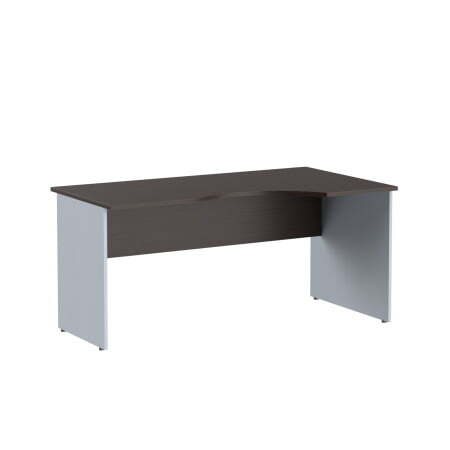 Стол криволинейный Имаго СА-1 Пр 1600x900x755 (Венге-металлик)