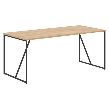 Стол рабочий LOFTIS LST 1780 1760х800х750 (Дуб БофордЧерный)