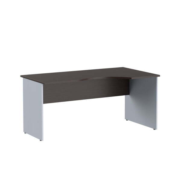 Стол криволинейный Имаго СА-1 Пр 1600x900x755 (Венге-металлик)