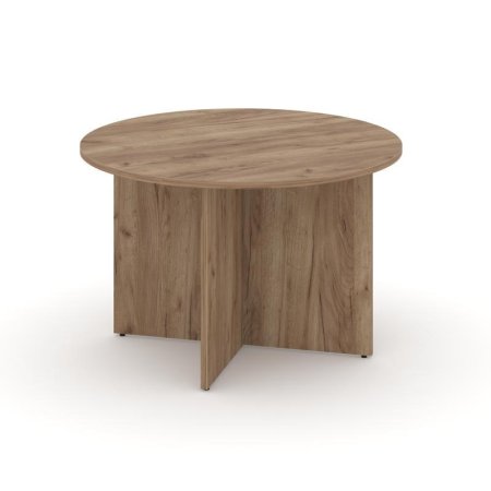 Стол переговорный круглый SN-D.SPRG-004 (1180х1180х750) (Дуб Табак)