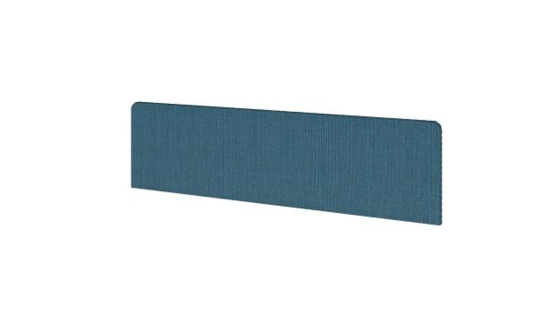 Экран в тканевом чехле (для одиночных столов) Инновация 512051 1350х32х370 (Голубой)