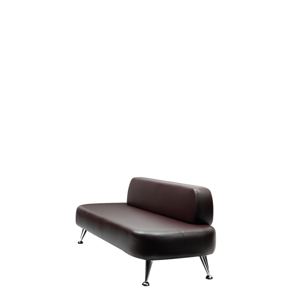 Диван офисный Стоун (С-20) 3-х местный (Коричневый)