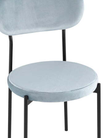 Стул Барбара велюр серо-голубой (Стул Барбара серо-голубой)