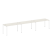 Рабочая станция на 3 раб. места Metal System Style БП.СМ-3.3 4200x720x750 (Дуб Наварра/Серый металл)