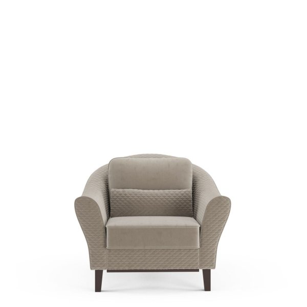 Кресло Monreal (1210x1020x1000) Бежевый (Diamand P-19A, Diamand P-19B com)