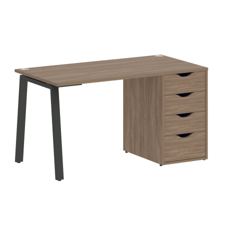 Стол письменный VR.SP-3-138.4.A 1380x720x750 (Дуб Аризона/Антрацит Металл)