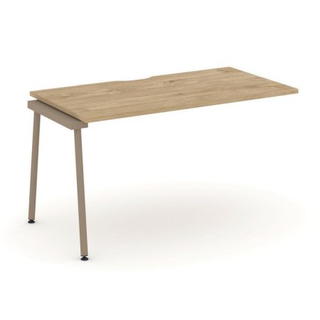 Наборный элемент рабочей станциии ES.1.NRS-3-VK (1380х730х750) (Тиквуд Светлый/Металл Латте)