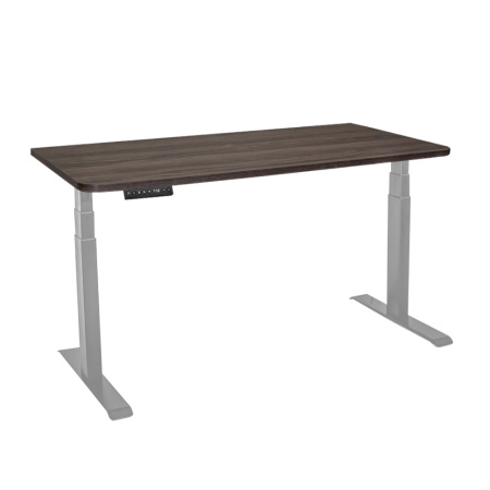 Стол c электроприводом LA-T33-2A3 (1200x600x625-1275) (Коричневый дуб | Серый)