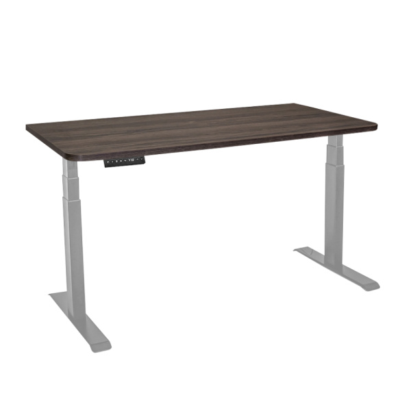 Стол c электроприводом LA-T33-2A3 (1200x700x625-1275) (Коричневый дуб | Серый)