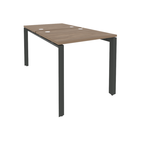 Рабочая станция на П-образном м/к Onix O.MP-D.RS-2.0.7 780x1475x750 (Дуб Аризона/Черный металл)