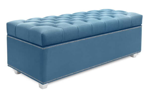 Банкетка Marcele 1000 (1020x420x450) Голубой (Голубой)