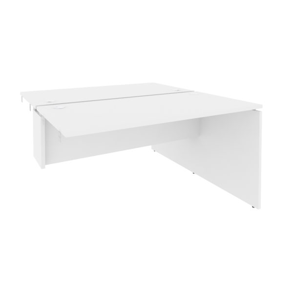 Стол-приставка двойной к опорным элементам Onix O.D.SPR-3.7 1380x1475x750 (Белый Бриллиант)