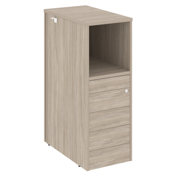 Тумба 5 ящиков TIP-ON проходная,  средняя Onix O.R-TV-5TIP 436x767x1185 (Дуб Аттик)