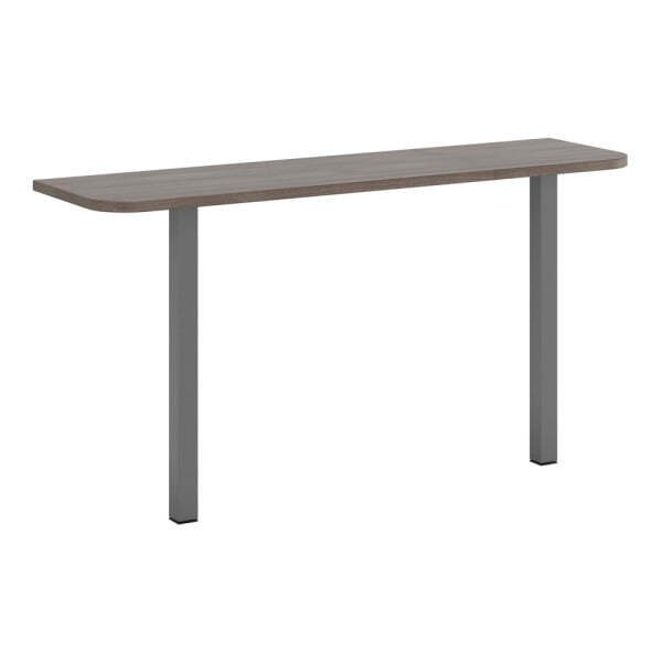 Приставка на 2 стола New Line NLN36377534 406x1466x750 (Дуб шамони темныйЧерный)