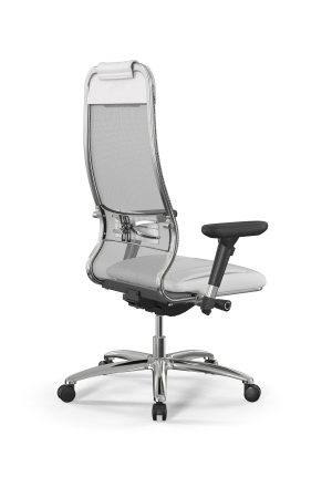 Кресло для руководителя Метта Samurai L1-2D - TS+Infinity /Uc00/Wm06/D13P(M26.B31.G20.W03) (Белый)