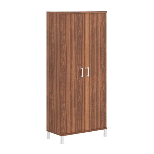 Гардероб широкий, двери с замком, вешалка, полки Born B 701.2RZ 900x450x2054 (Орех Даллас)