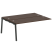 Проходной наборный элемент рабочей станции Metal System Style БА.ПРС-СП-2.5 1800x1475x750 (Дуб Наварра/Серый металл)