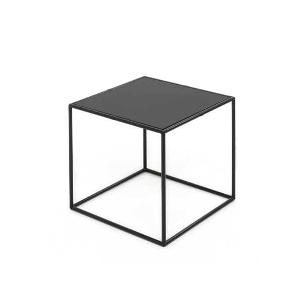 FESTA стол кофейный 40*40 (ЧЕРНЫЙ/ЧЕРНЫЙ)