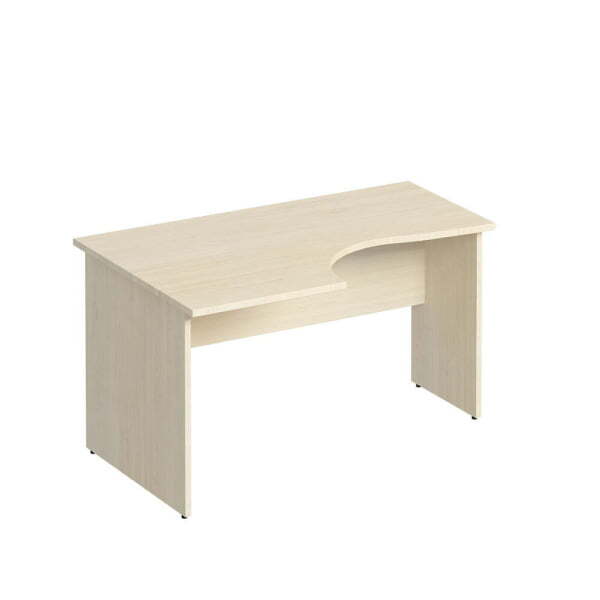 Стол эргономичный левый Комфорт К 132 1400x900x750 (Дуб шамони светлый)